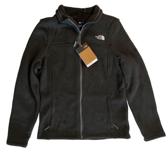 The North Face Women's Sz M Dark Gray Heather Maggy Fleece Full Zip Sweater - Picture 12 of 12
